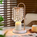 Candle Warmer Lamp with Timer Dimmer，2H/4H/8H Timer , Lamp Candle Warmer with Marble Base