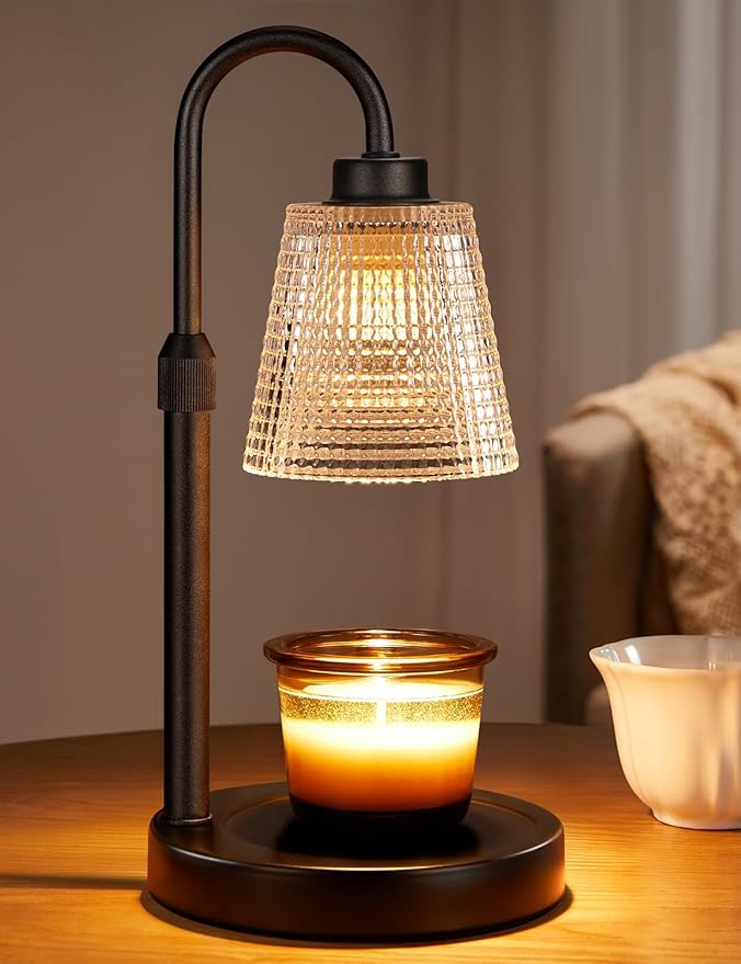 Innqoo Candle Warmer Lamp with Timer, Dimmable Candle Warmer
